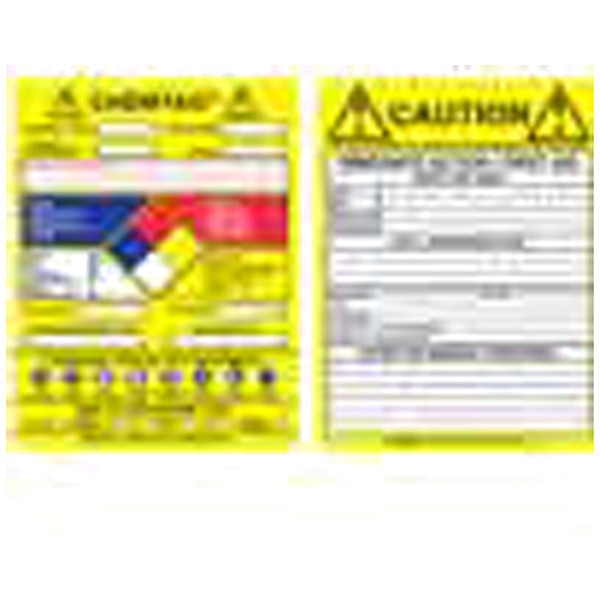Chemtag(R) Insr, 5-3/4 x 7-5/8 In, PK100