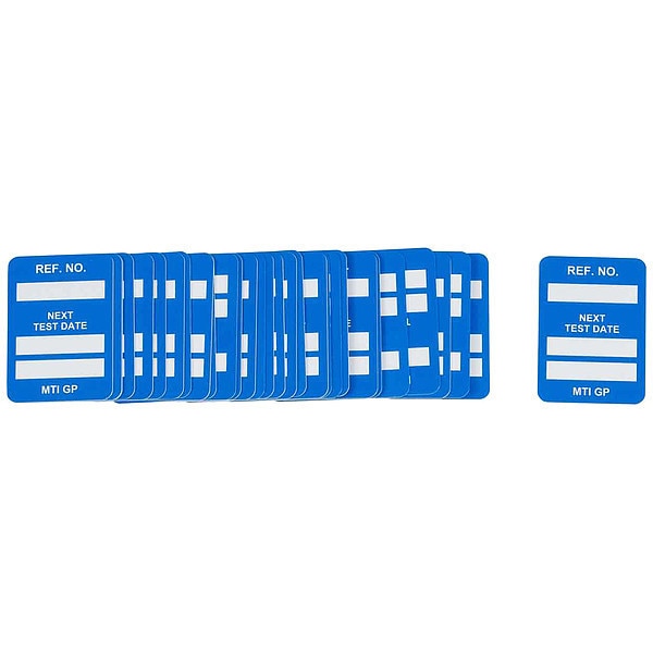 Microtag(r) Inspection Insr, Bl/Wht, PK100