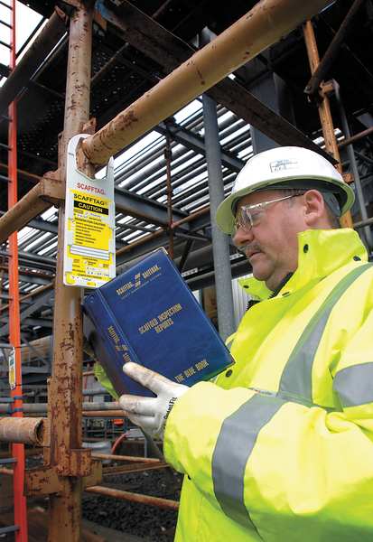 Scafftag(R) Caut Insr, Vinyl, PK100
