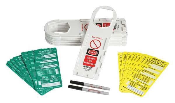Scafftag(r) Kit, Wht, ISO 9001
