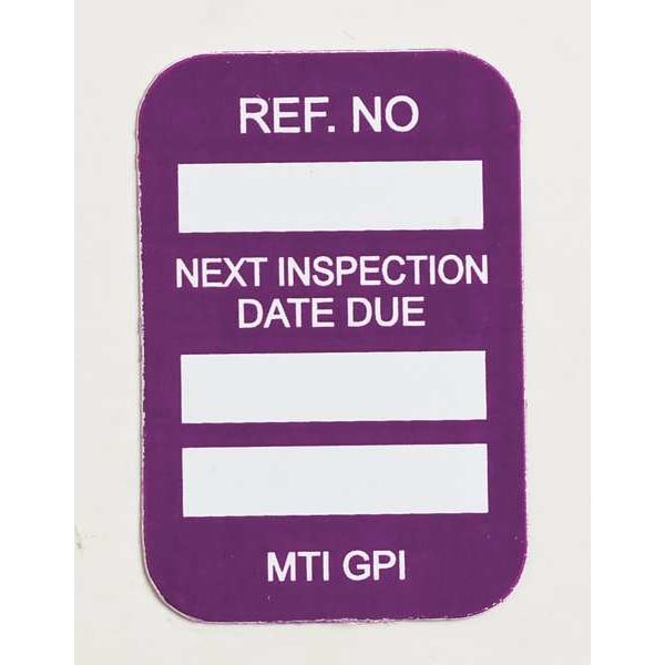 Microtag(r) Inspection Insr, Vinyl, PK100, MIC-MTIGP R
