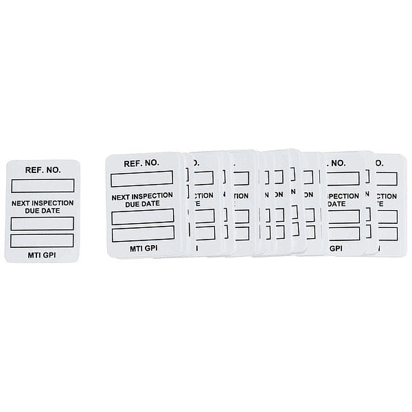 Microtag(r) Inspection Insr, Bk/Wht, PK100
