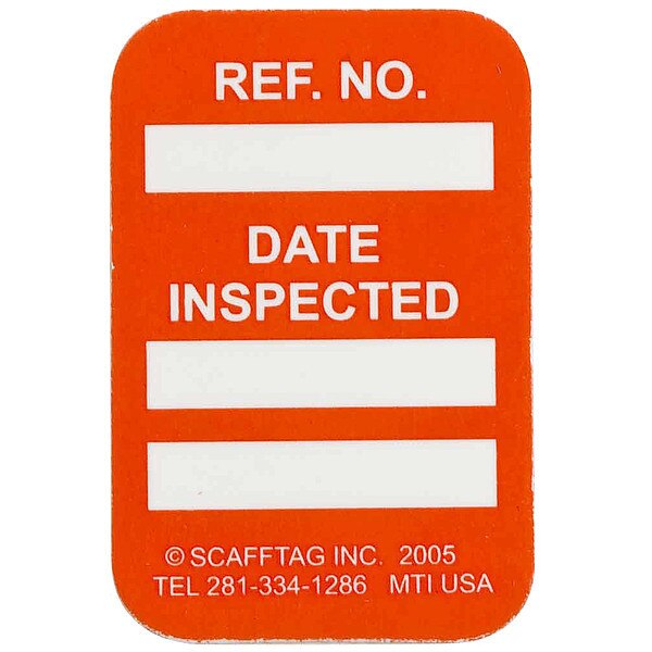 Microtag(r) Inspected Insr, Wht/Orn, PK100