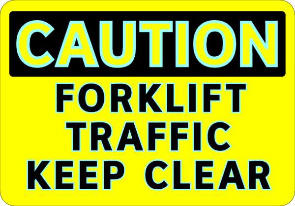 Caution Sign, 7 in H, 10 in W, Aluminum, Rectangle, English, 102460