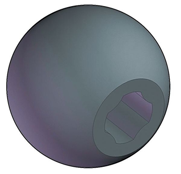 Soft Touch Universal Ball Knob, 3/8