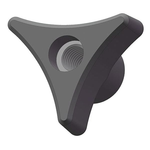 Three Prong Knob, 5/16-18 Thread Size, 1