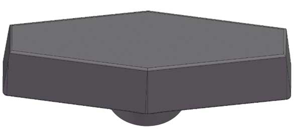 T Knob, 1/2-13 Thread Size, 1.125