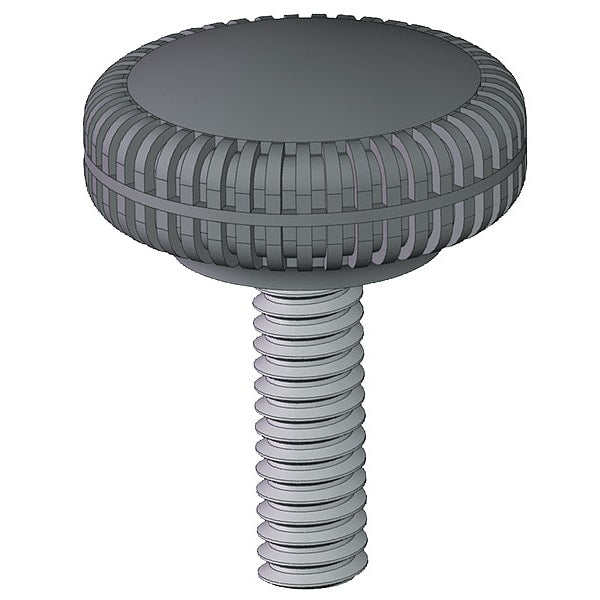 Knurled Knob, 1/4-20 Thread Size, 1