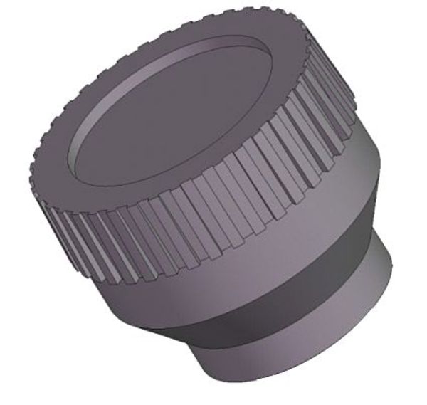 Knurled Knob, 8-32 Thread Size, 5/8