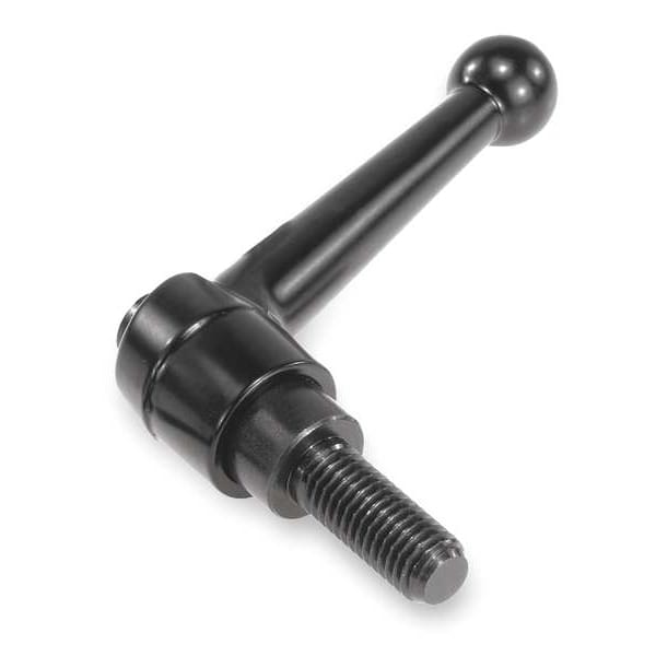 Adjustable Handle, Size: 2 M08X35 Zinc, Black Satin, Comp: Steel