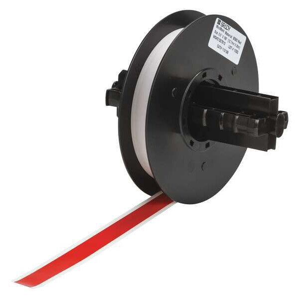 Tape Cartridge, Red, 100 ft. L, 1/2 In. W