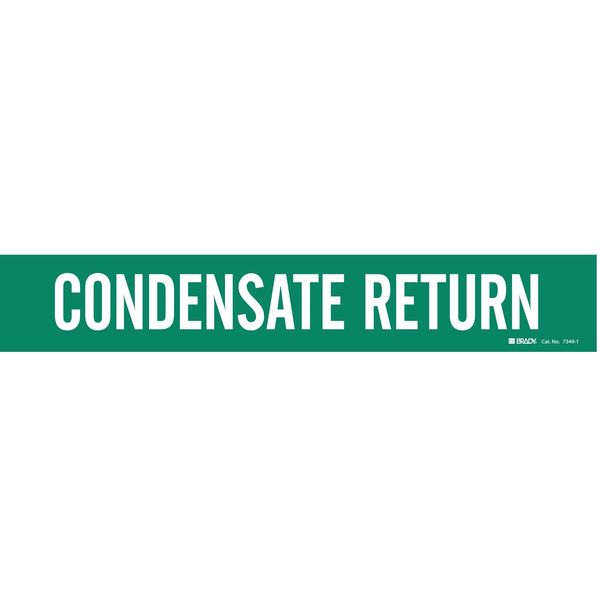 Pipe Mrkr, Condensate Return, 2-1/2to7-7/8, 7349-1
