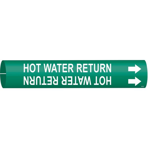 Pipe Mrkr, Hot Water Return, 1-1/2 to2-3/8, 4337-B