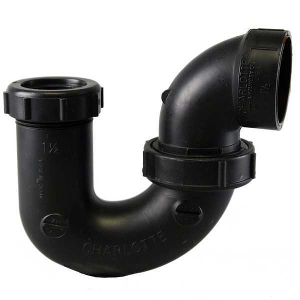 P-Trap, 1-1/2 In Hub x Slip