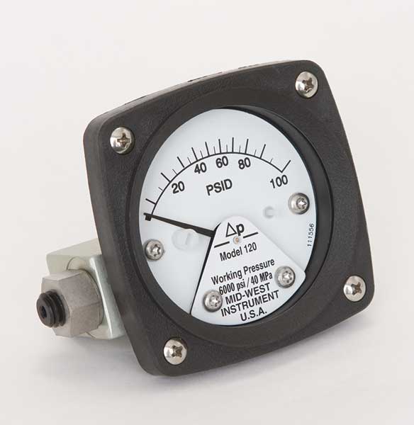 Pressure Gauge, 0 to 100 psi