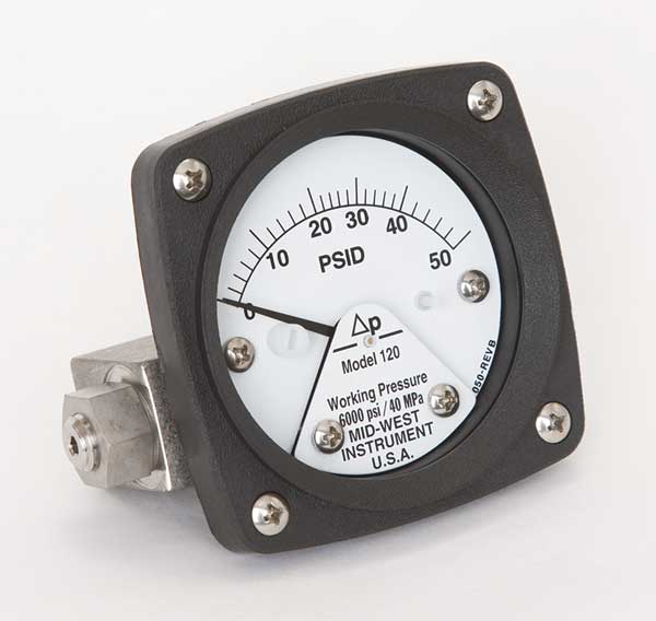 Pressure Gauge, 0 to 50 psi