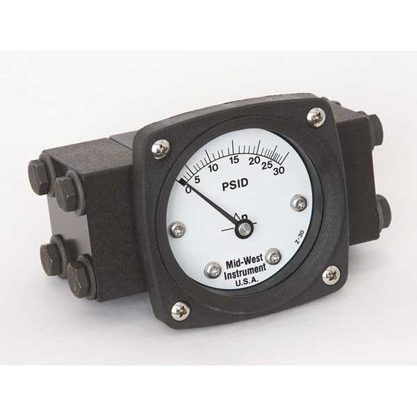 Pressure Gauge, 0 to 30 psi