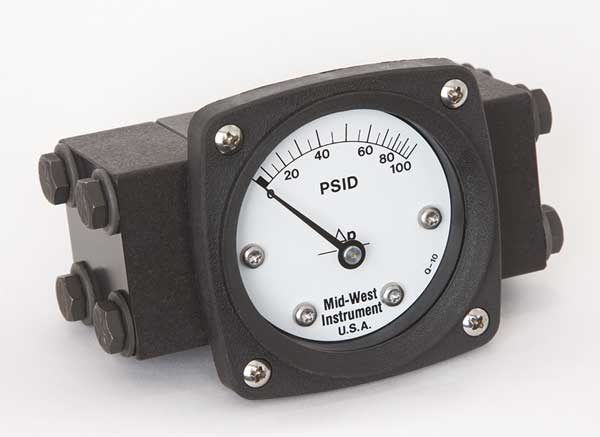 Pressure Gauge, 0 to 100 psi