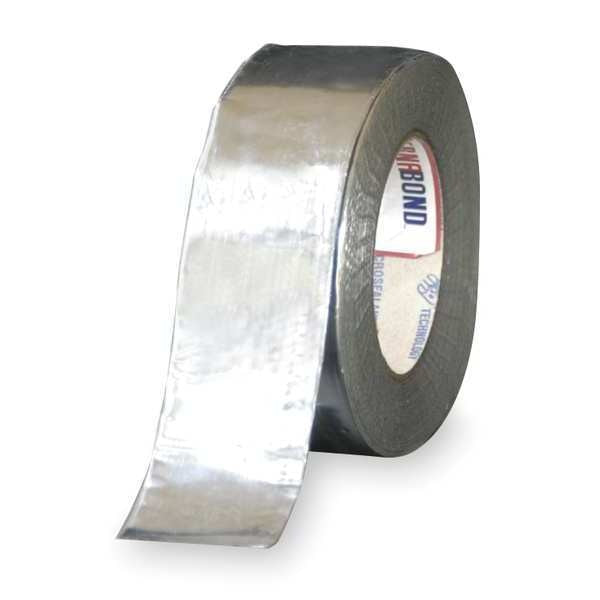 Roof Repair Tape, 2 In x 50 Ft, 4 Mil Alum