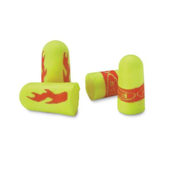 E-A-Rsoft SuperFit Disposable Corded Ear Plugs, Bullet Shape, NRR 33 dB, Yellow, 200 Pairs