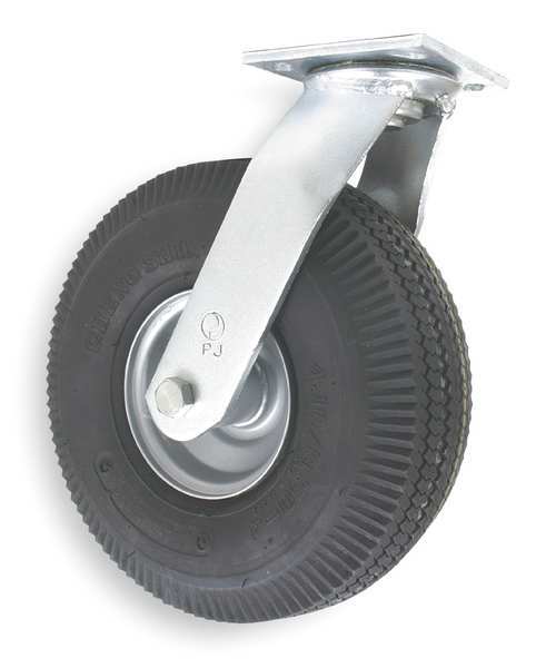 Swivel Pneumatic Caster, 10 in., 350 lb.