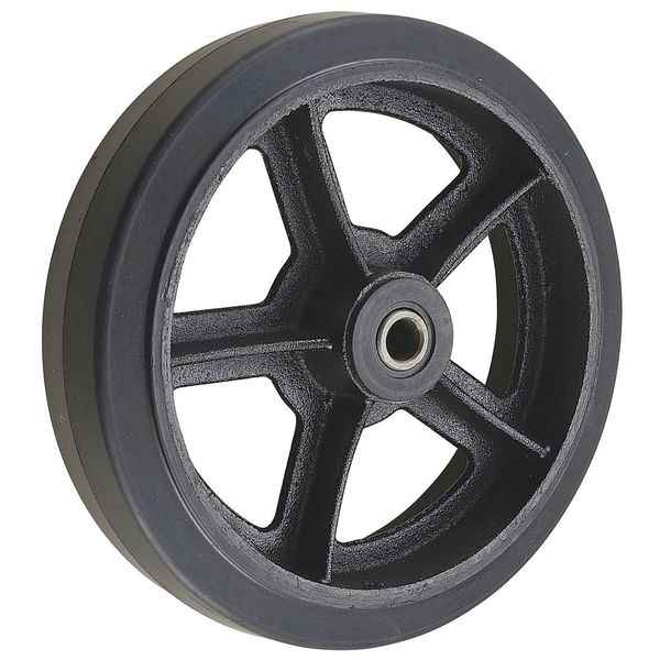 Caster Wheel, 8 in., 600 lb., Black Core