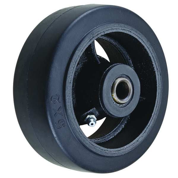 Caster Wheel, Rubber, 5 in., 450 lb.