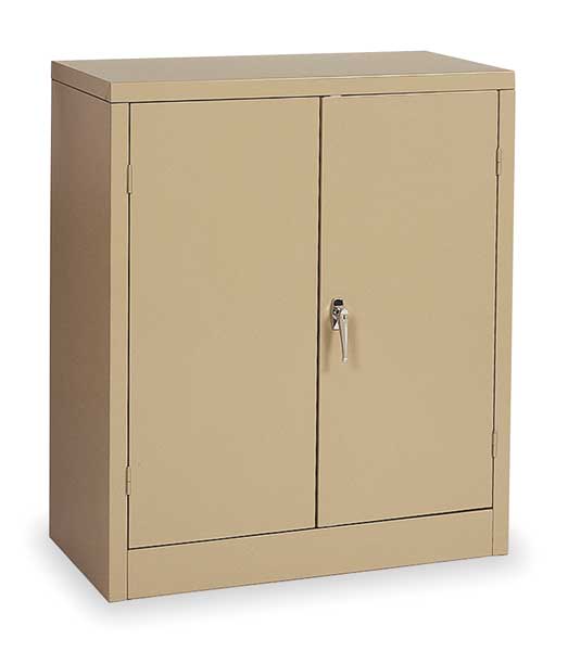 24 ga. ga. Steel Storage Cabinet, 36 in W, 42 in H, Stationary