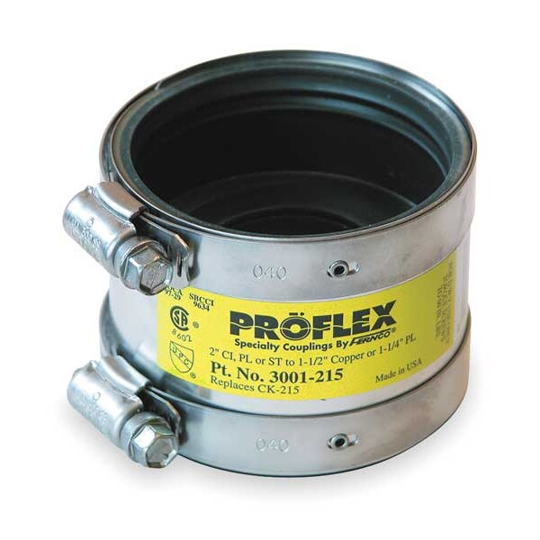 Shielded Coupling, For Pipe Size 2x1-1/2