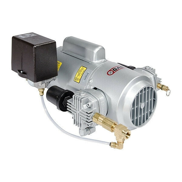 Piston Air Compressor, 1HP, 115/230V, 1Ph