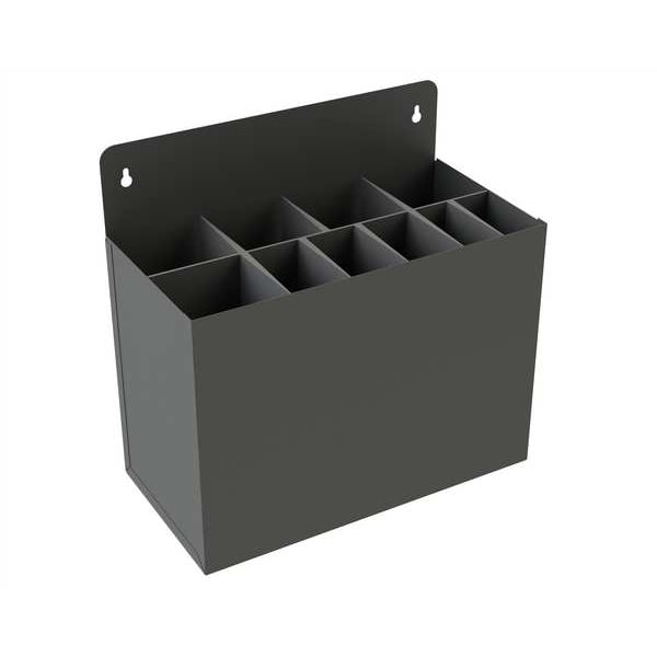 Keystock Rack, D 6 1/4, W 12 1/4, H 12, Gray
