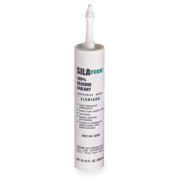 Industrial Grade Gasket Sealant, 10.15 oz, Silver, Temp Range Up to 400 Degrees F