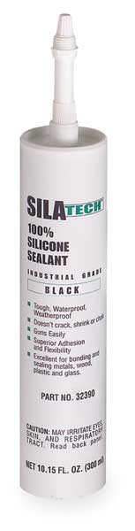 Industrial Grade Gasket Sealant, 10.15 oz, Black, Temp Range Up to 400 Degrees F