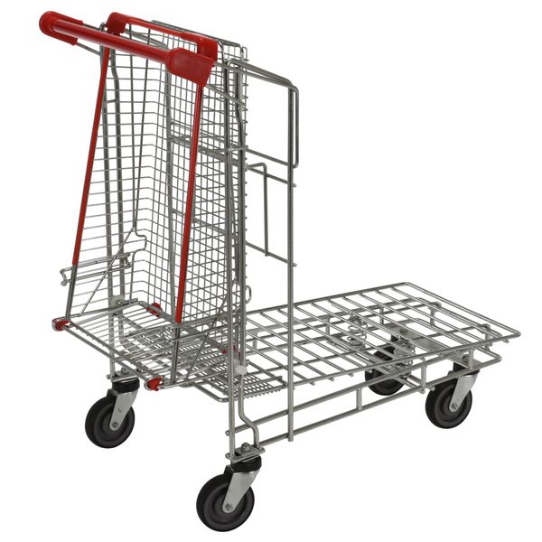 Wire-Sided Platform Truck, 36-7/16 In. L