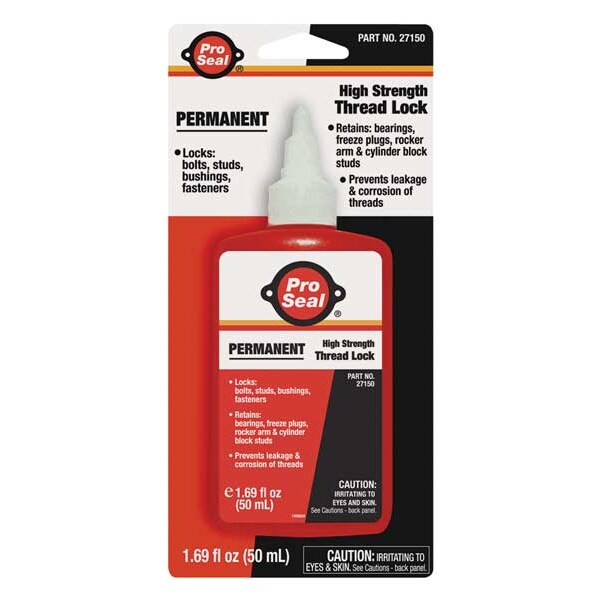 Threadlocker, PRO SEAL ANA-LOK(TM) 71, Red, High Strength, Liquid, 50 mL Bottle