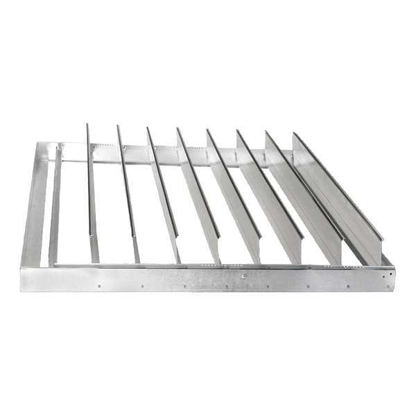 Backdraft Damper, Horizontal, 42 Sq
