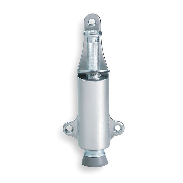 Plunger Door Holder, Pol Brass, Cast Brass