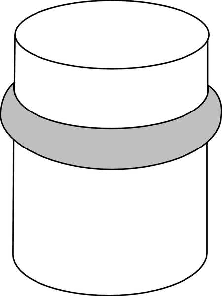 Rubber Bumper Door Stop, Floor Mount