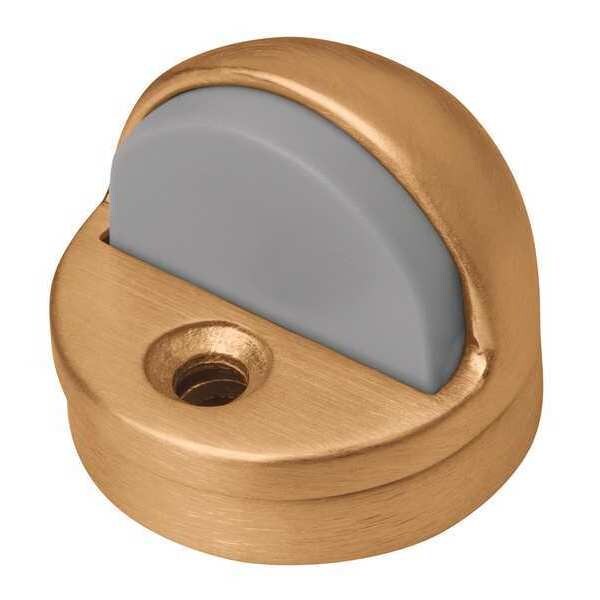 Dome Door Stop, Floor Mount, Satin Bronze