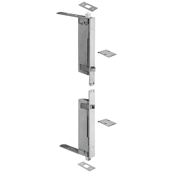 Automatic Flush Bolt, Satin Chrome