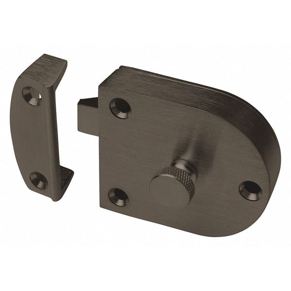 Gate Latch, 2-1/16 In W, Oil Rubbed Bronze