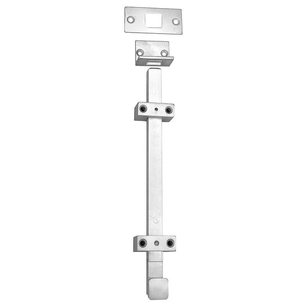 Heavy Duty Surface Bolt, Satin Chrome
