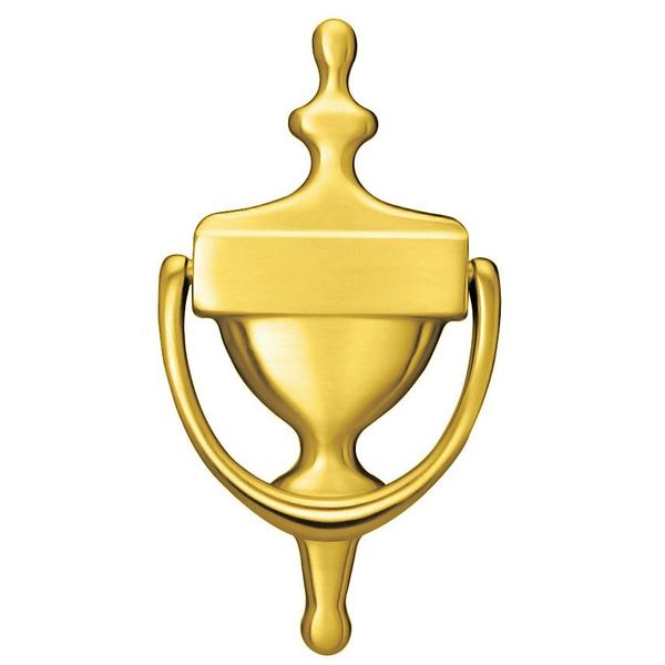 Door Knocker, Polished Brass