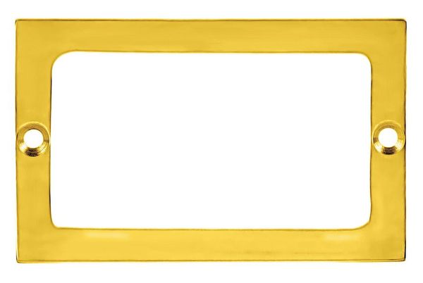Card Holder, Polished Brass