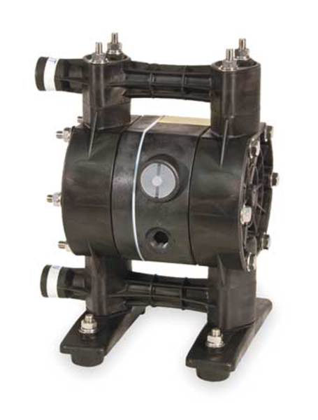 Double Diaphragm Pump, Kynar(R), Air Operated, PTFE, 15 GPM