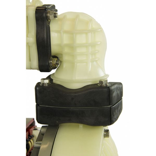 Double Diaphragm Pump, Polypropylene, Air Operated, PTFE, 120 GPM