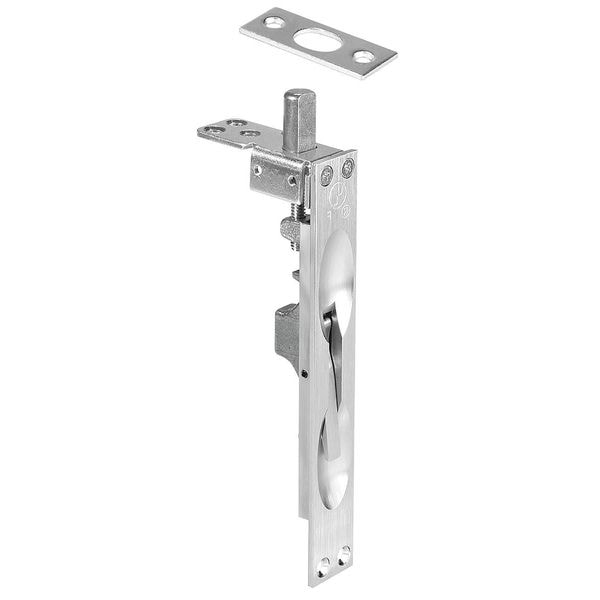 Lever Extension Flush Bolt, Bright Brass