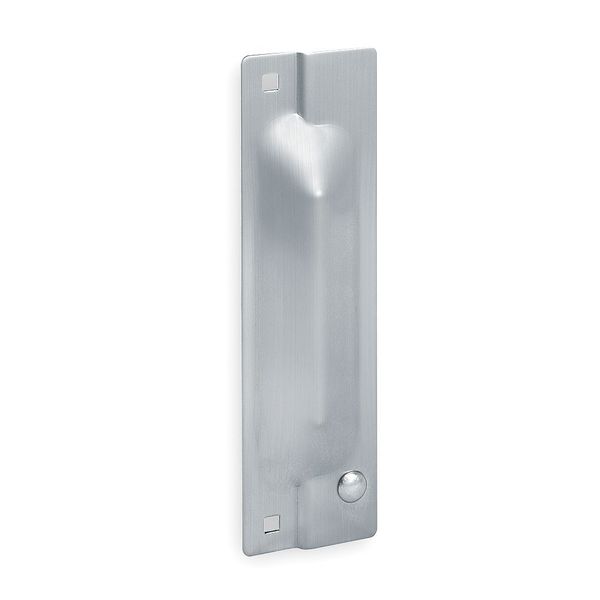 Door Latch Guard, Stainless Steel, 11