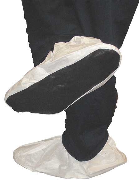 Body Filter 95+Â®, Anti-Skid Shoe Cover, SlipResist, White, PK200
