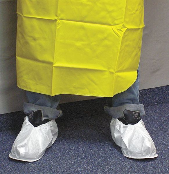 Body Filter 95+Â®, Anti-Skid Shoe Cover, SlipResist, White, PK200
